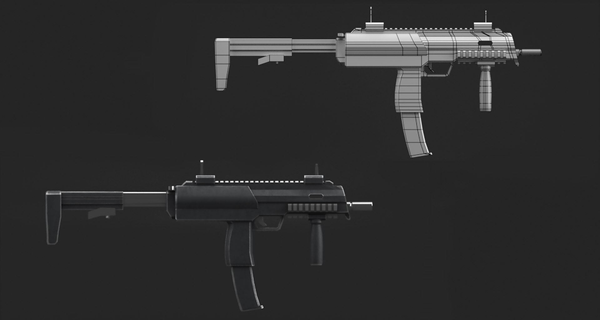 Gun 3D Model - TurboSquid 1360341