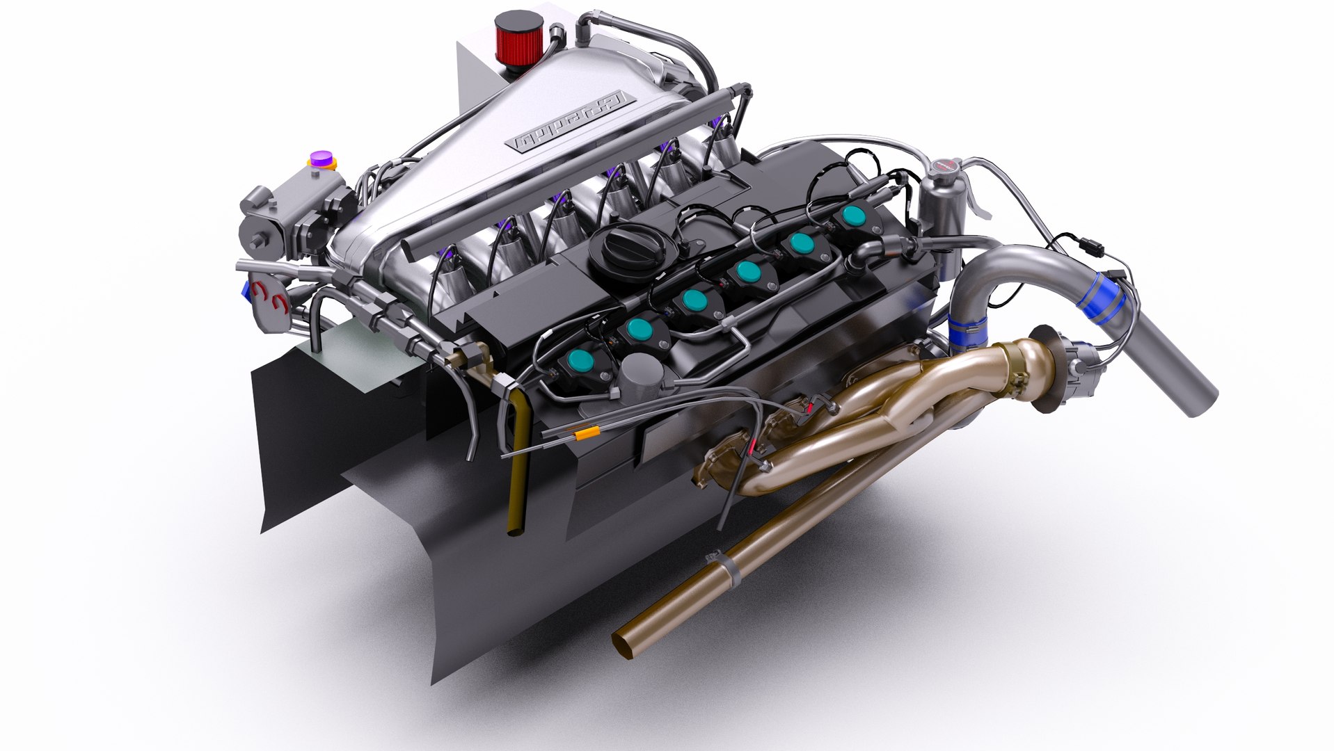 3D B58 Toyota Supra Engine Greddy Tune - TurboSquid 2392621
