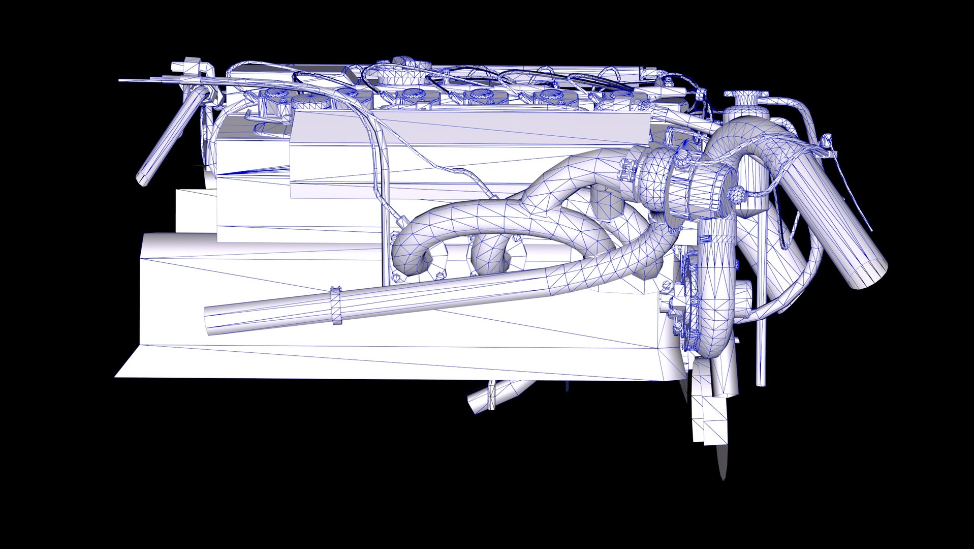 3D B58 Toyota Supra Engine Greddy Tune - TurboSquid 2392621