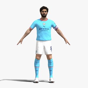 Rigged Ilkay Gundogan Manchester City