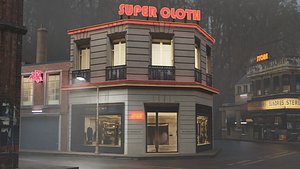 3D Lonely city model