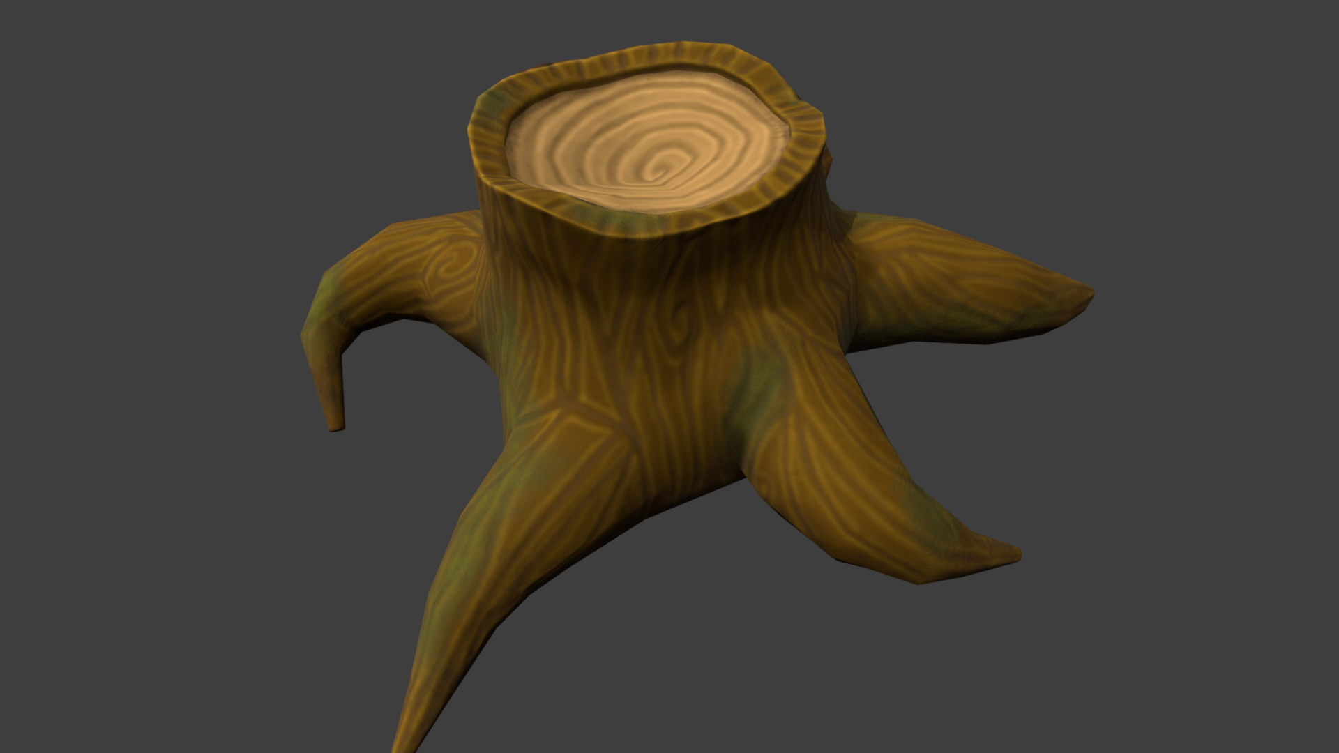 Stylized Tree Stump 3d Model Turbosquid 1783842 7229