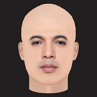 Low Poly Naezy Rapper Head
