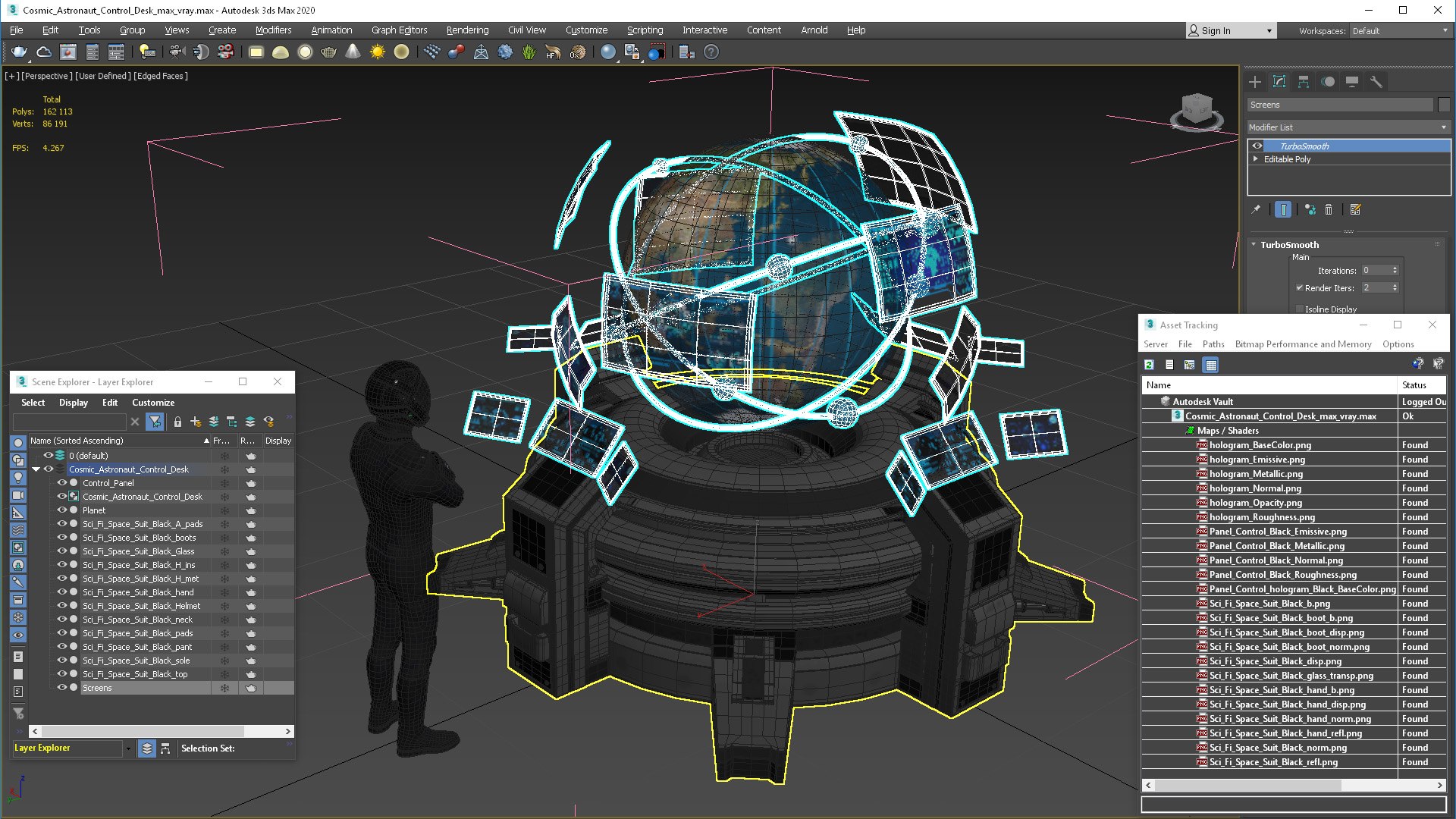 3D Cosmic Astronaut Control Desk https://p.turbosquid.com/ts-thumb/6E/MGyloX/72/cosmicastronautcontroldeskvray3dmodel018/jpg/1728875536/1920x1080/fit_q87/dda3c467747574ed153cc8176a755e7b3633f88c/cosmicastronautcontroldeskvray3dmodel018.jpg