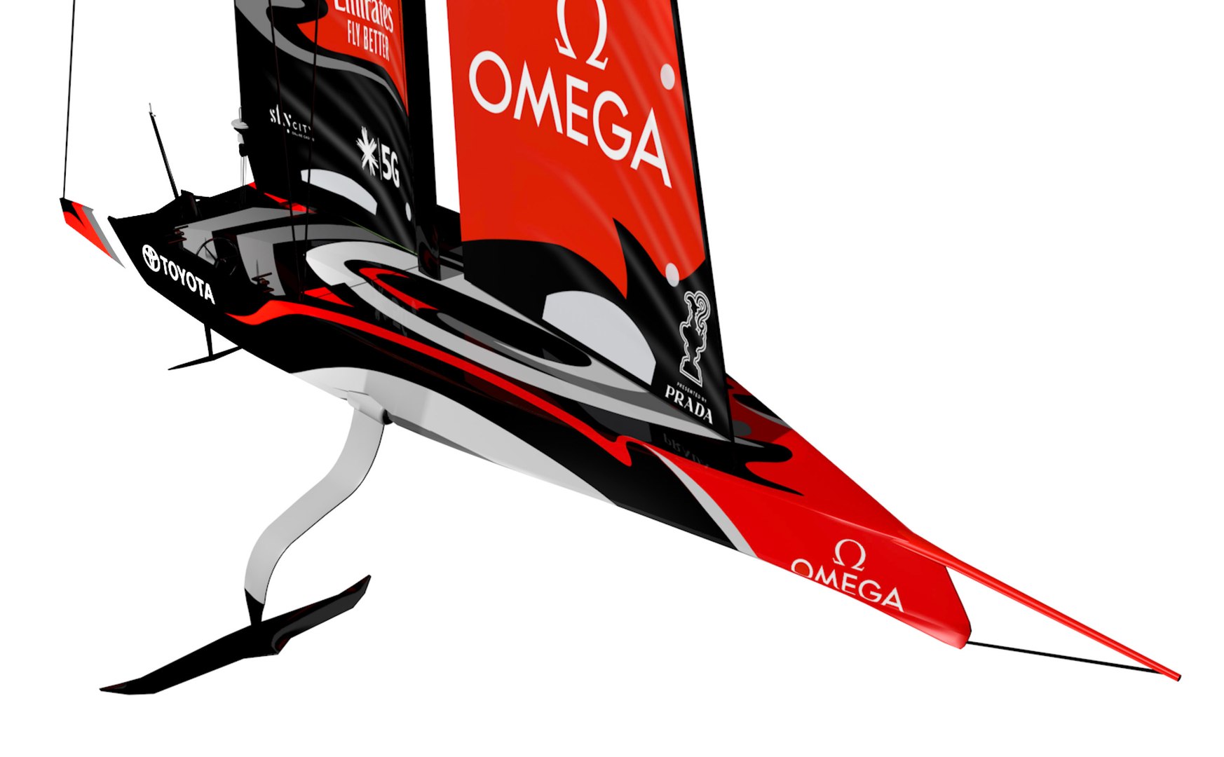 Te Ac75 Yacht Model - TurboSquid 1683299