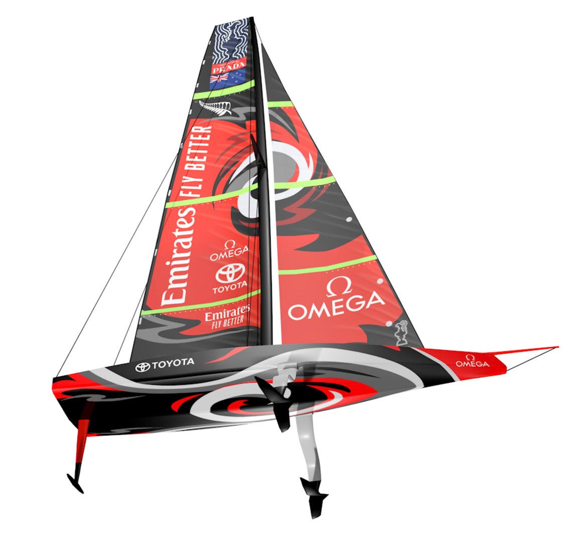 Te Ac75 Yacht Model - TurboSquid 1683299