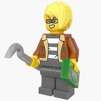 Lego Minifig Female Crook
