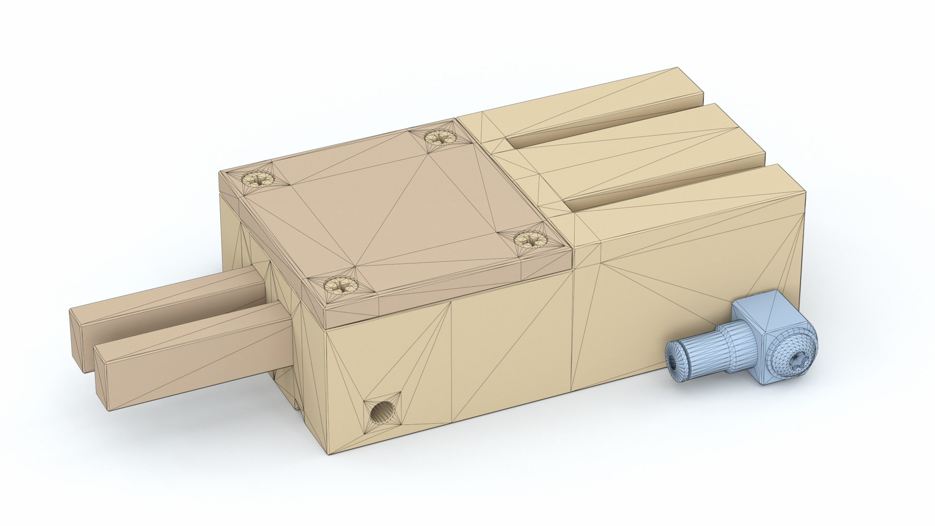 Parallel Pneumatic Actuator Model - TurboSquid 2227644