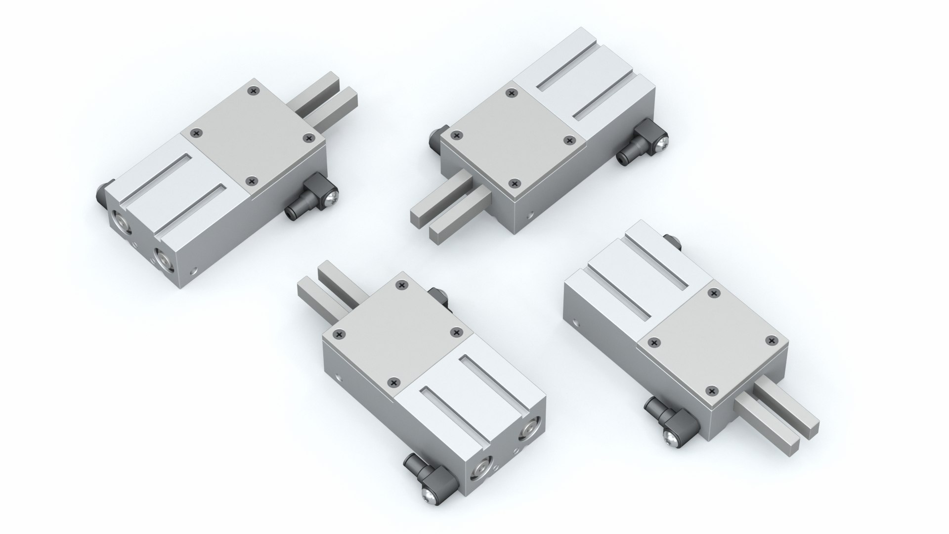 Parallel Pneumatic Actuator Model - TurboSquid 2227644
