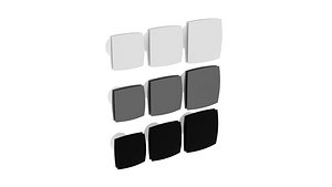 3D model Exhaust fan Vents