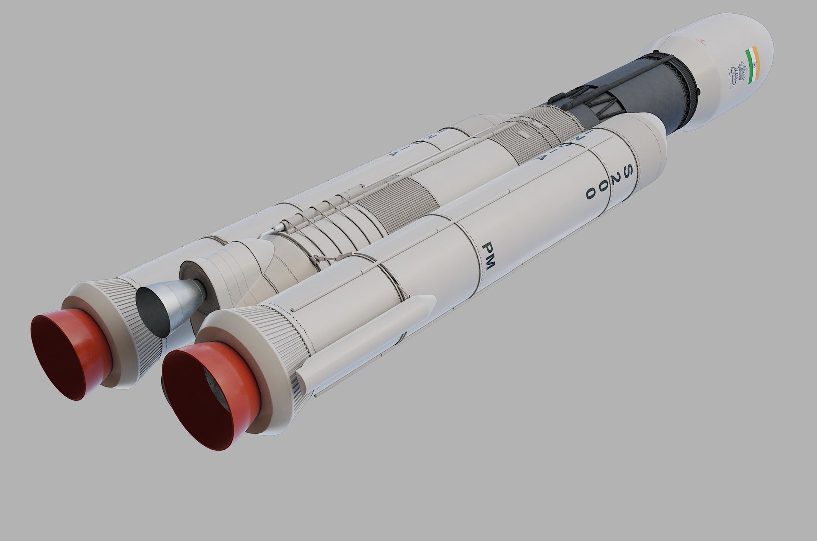 3D GSLV Rocket - TurboSquid 1734692
