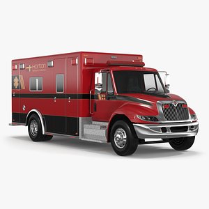 Durastar Medium Duty Ambulance 3D model