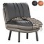 Zuiver Lazy Accent Chair in Vintage Brown
