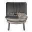 Zuiver Lazy Accent Chair in Vintage Brown