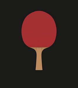 3D pingpong racket model