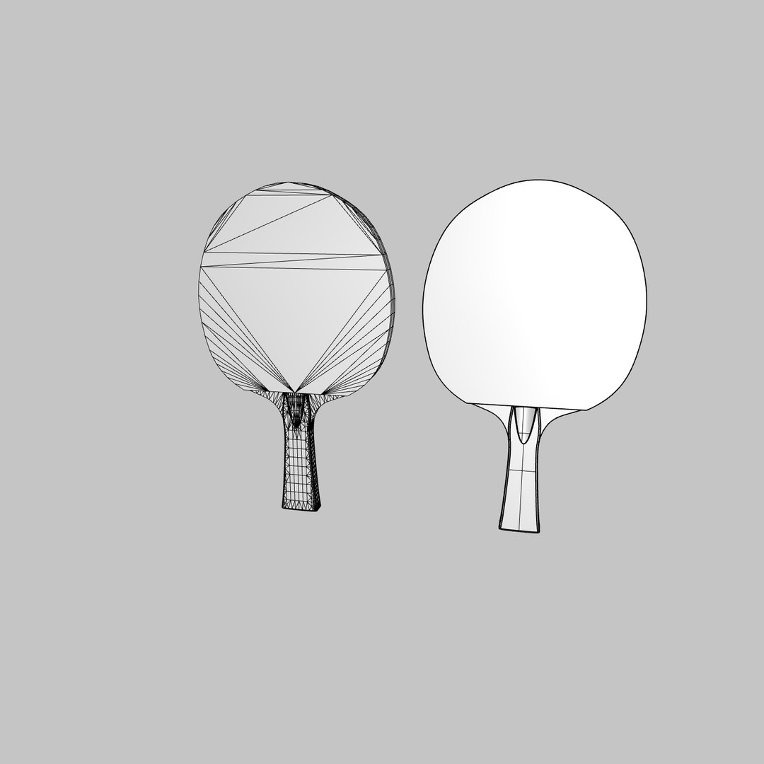 3D pingpong racket model - TurboSquid 1520722
