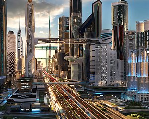3D Future City Eve