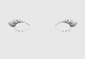 Long Black Eyelashes 3D