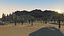 3D desert background