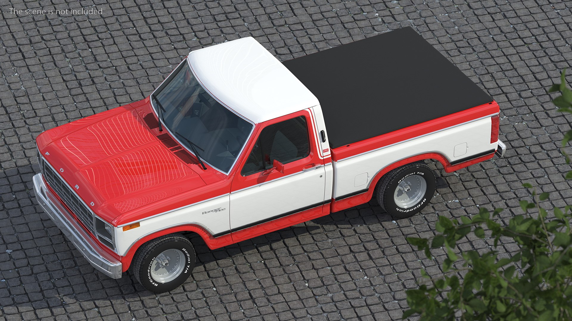 Ford F Series Ranger 1980 Pickup Truck Red Rigged 3D - TurboSquid 1846615