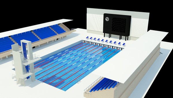 c4d swimming pool