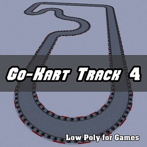 3d model go-kart track
