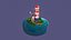 LightHouse Diorama Blender3D lowpoly Modelo 3D de baja poli