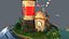 LightHouse Diorama Blender3D lowpoly Modelo 3D de baja poli