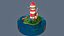 LightHouse Diorama Blender3D lowpoly Modelo 3D de baja poli