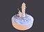 LightHouse Diorama Blender3D lowpoly Modelo 3D de baja poli