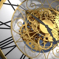 Clock mechanism and gears
