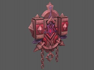 decor basrelief hammers 3D model