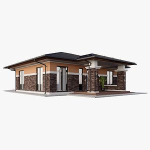 Modern Cottage House 2 model