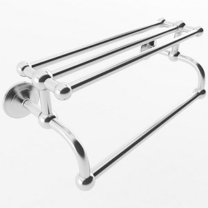 Metal Bathroom Towel Rack