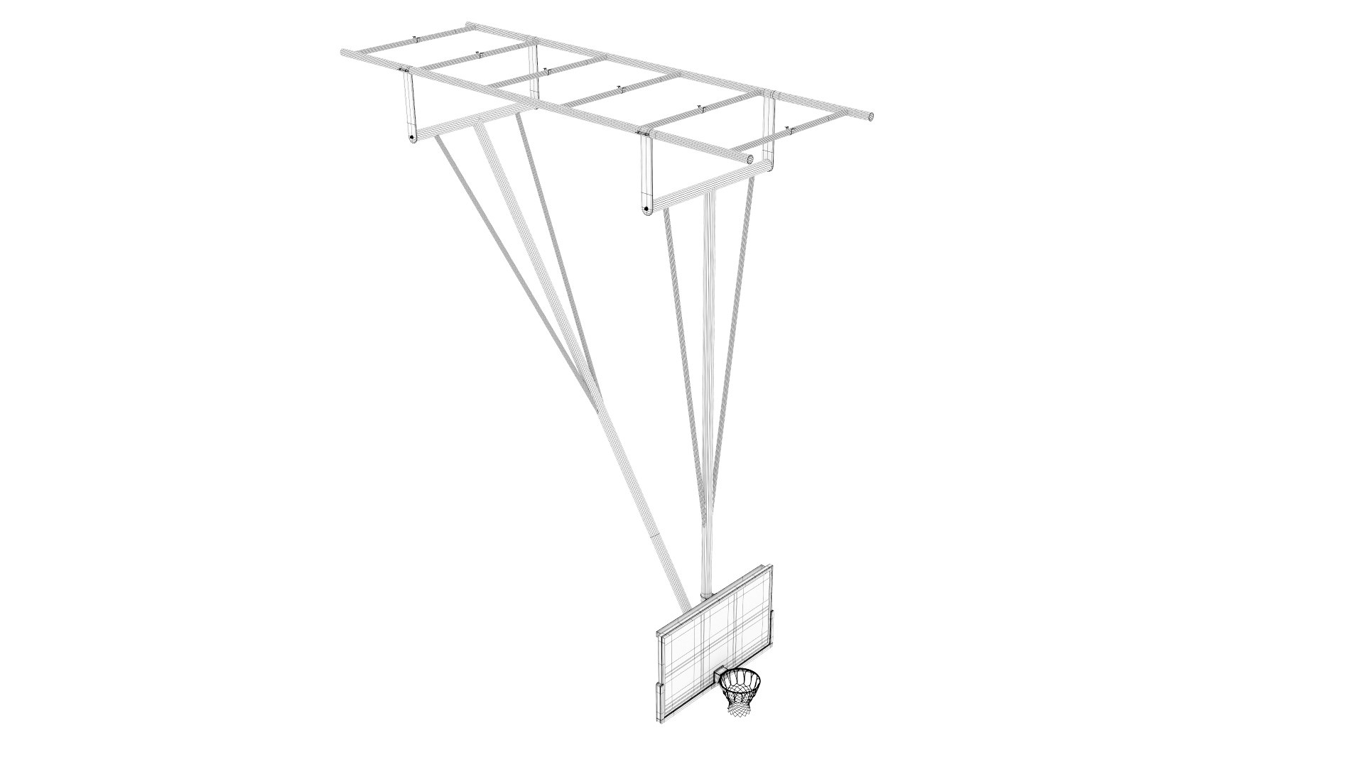 Basketball Backboard 3 3D - TurboSquid 2394635