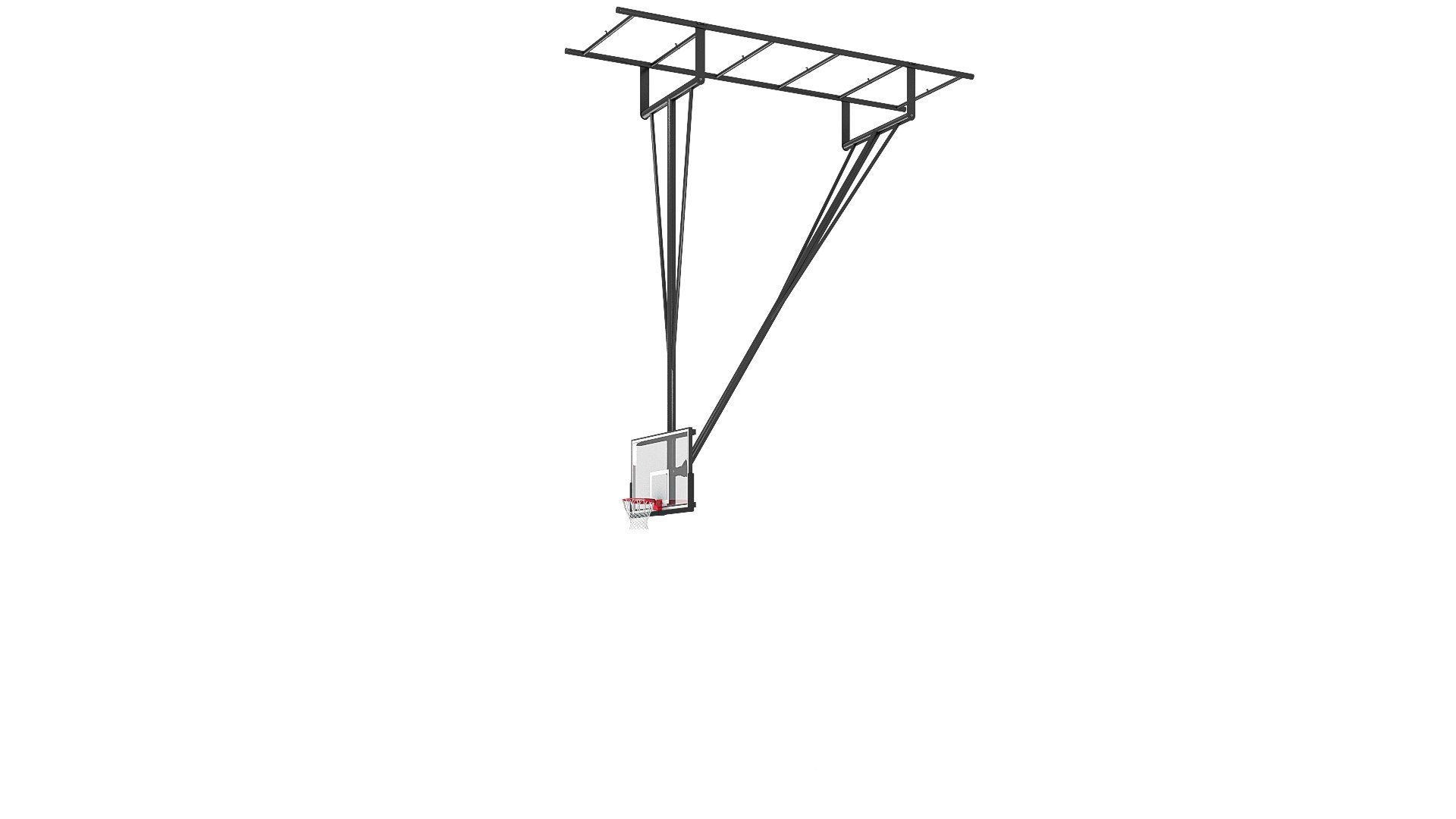 Basketball Backboard 3 3D - TurboSquid 2394635