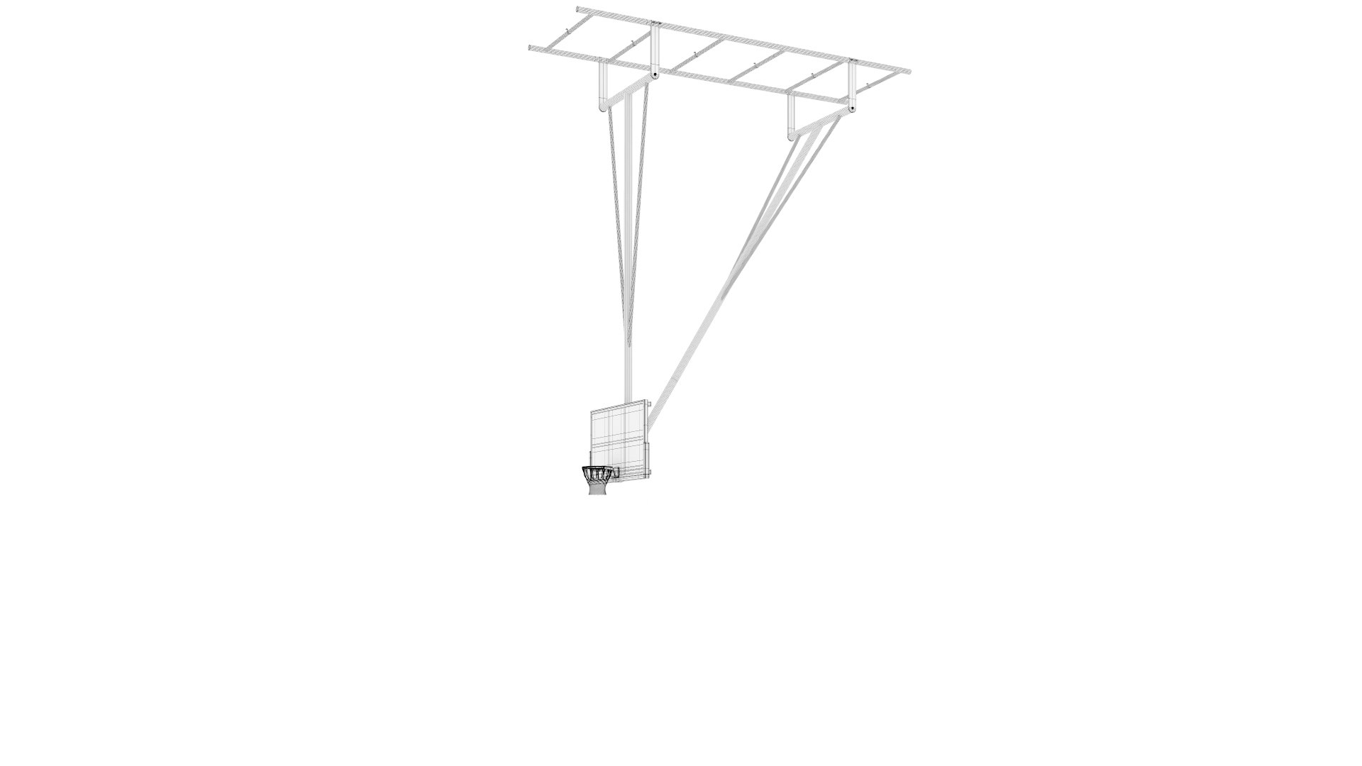 Basketball Backboard 3 3D - TurboSquid 2394635