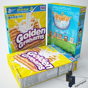 3ds max general golden grahams cereal box