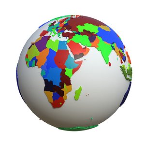 3D model Countries 3D Globe