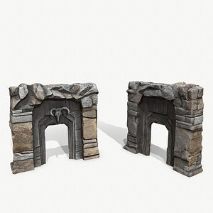 3D old gate