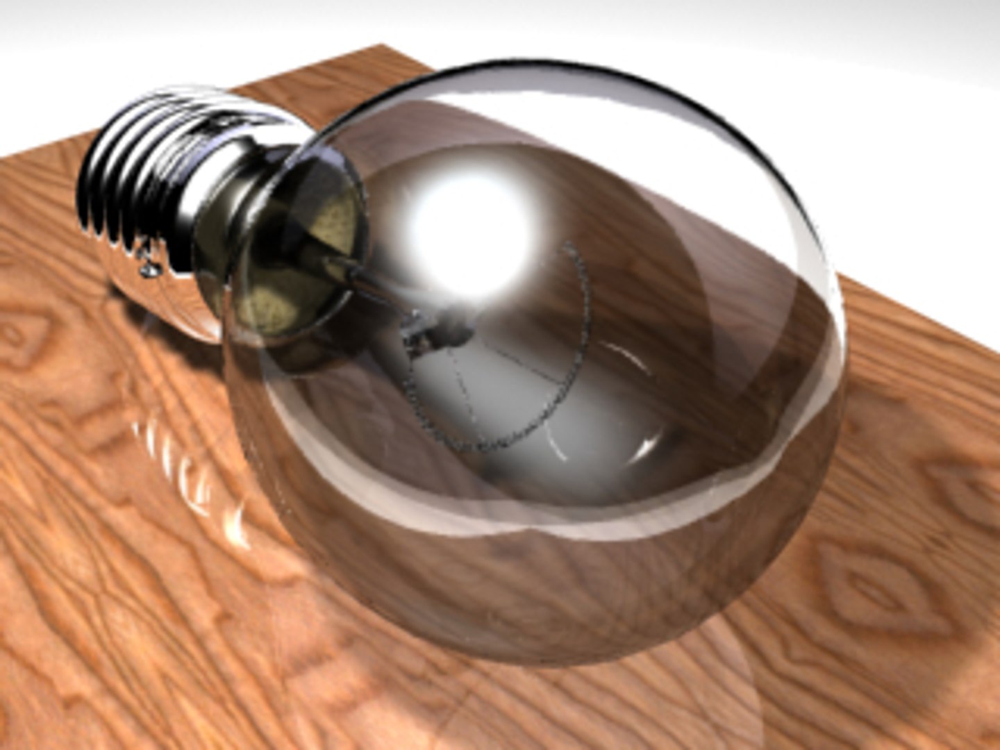 3d light bulb model