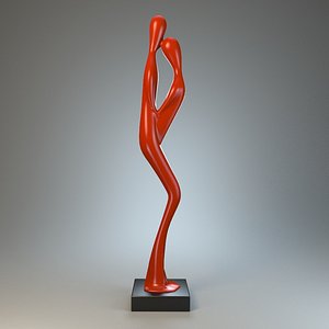 kiss sculpture 3d max