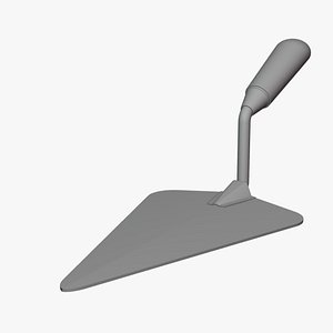 Mortar Trowel - Geometry Only No Textures No Materials model