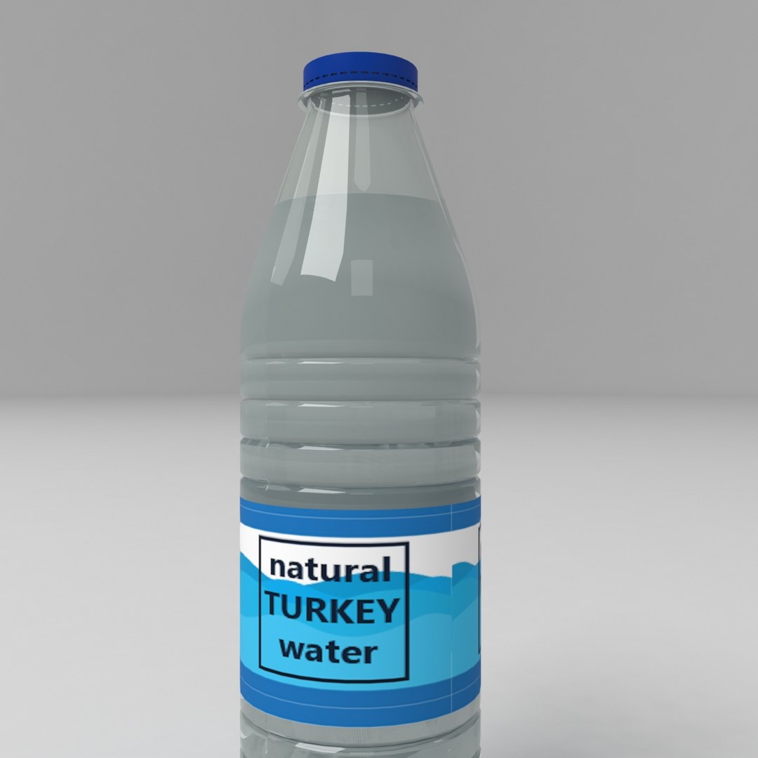 3D Plastic Bottle Water Model - TurboSquid 1374238