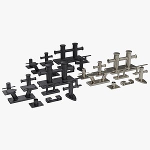 Bollard Collection 3D model