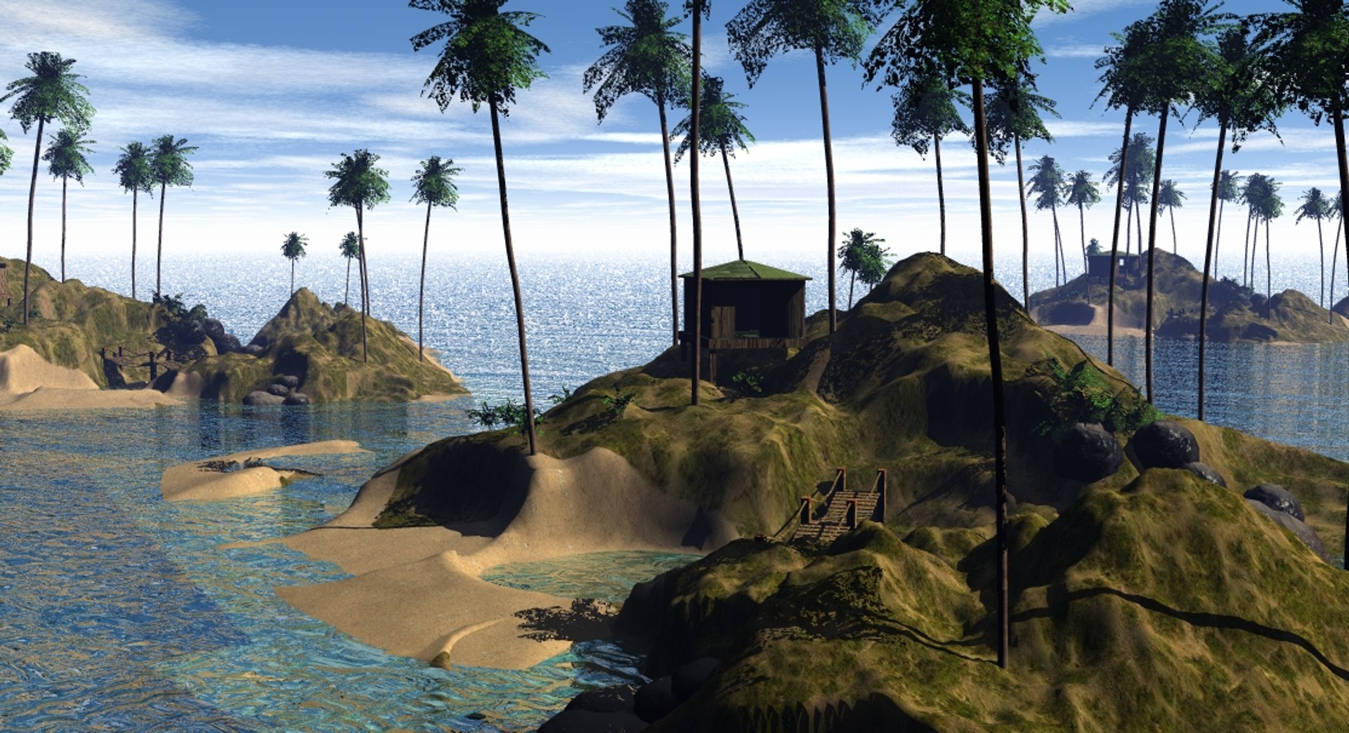 free island 3d model