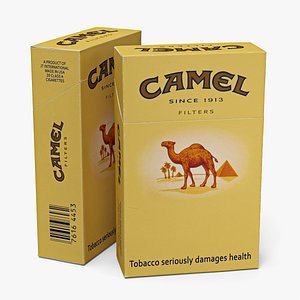 Camel Cigarette Pack 3D model