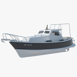 3D sea boat