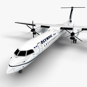 Olympic Air Bombardier DHC-8 Q400 Dash 8 L1525 3D model