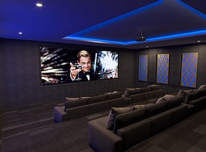 3D Home Theatre - Cinema Interior